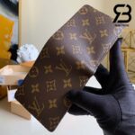 Ví LV Multiple Wallet Momogram Màu Nâu Best Quality