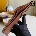Ví LV Multiple Wallet Momogram Màu Nâu Best Quality