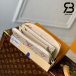 Ví LV x YK Zippy Wallet Bicolor Crème Rose Trianon Best Quality