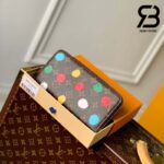 Ví LV Zippy Wallet Monogram Multicolor Dots Màu Nâu Best Quality