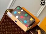 Ví LV Zippy Wallet Monogram Multicolor Dots Màu Nâu Best Quality