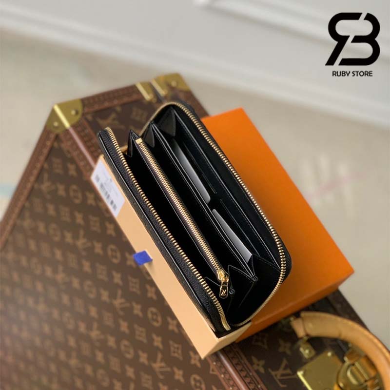 Ví LV Zippy Wallet Màu Đen Monogram Best Quality