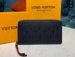 Ví LV Zippy Wallet Monogram Empreinte Màu Xanh Navy Best Quality