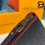 Ví LV Zippy Wallet Monogram Empreinte Màu Xanh Navy Best Quality