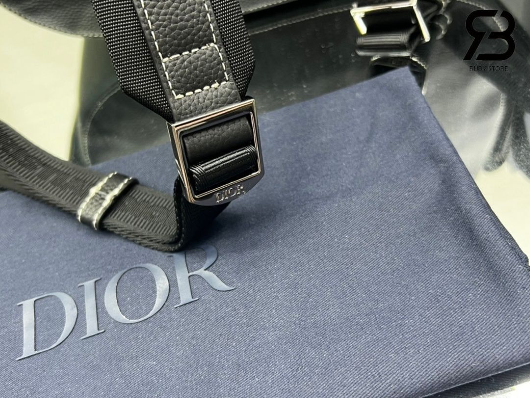 Ba Lô Dior Maxi Gallop Backpack Black Calfskin