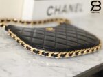 Túi Chanel 23B Hobo Bag Màu Đen Lambskin 23CM Best Quality