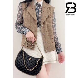 Túi Chanel 23B Large Hobo Bag Màu Đen Lambskin 29CM Best Quality