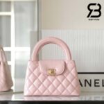 Túi Chanel Kelly 2023 Mini Shopping Bag Màu Hồng Sakura Da Calfskin Best Quality