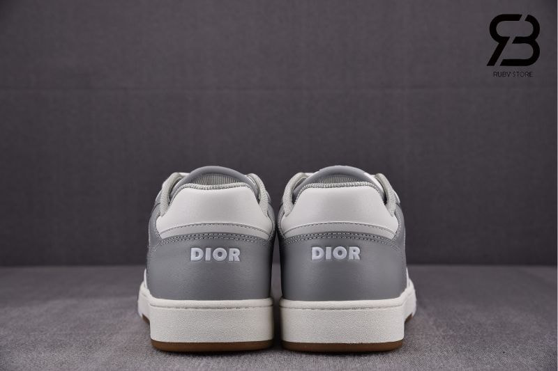 Giày Dior B27 Low-Top Gray White trắng xám