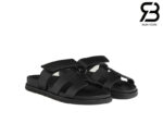 Dép Hermes Chypre Sandal Đen Calfskain Best Quality