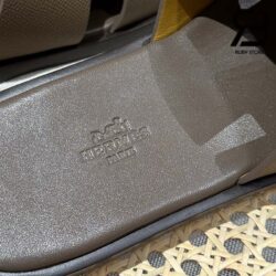 Dép Hermes Izmir Sandal Xám Etain Epsom Best Quality