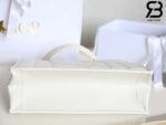 Túi Dior Medium Essential Tote Bag Màu Trắng Latte Calfskin Best Quality