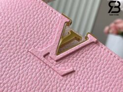 Túi LV Capucines Mini Màu Hồng Candy Monogram Chain Taurillon 21CM Best Quality