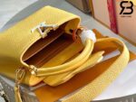 Túi LV Capucines Mini Màu Vàng Jaune Plume Multicolor Chain Taurillon 27CM Best Quality