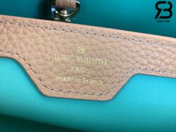 Túi LV Capucines MM Màu Nâu Hazelnut Mutilcolor Chain 31CM Best Quality