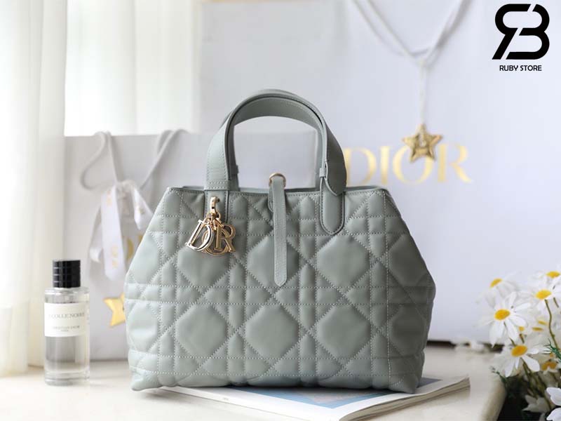 Túi Medium Dior Toujour Bag Màu Xám Stone Calfskin 28CM Best Quality