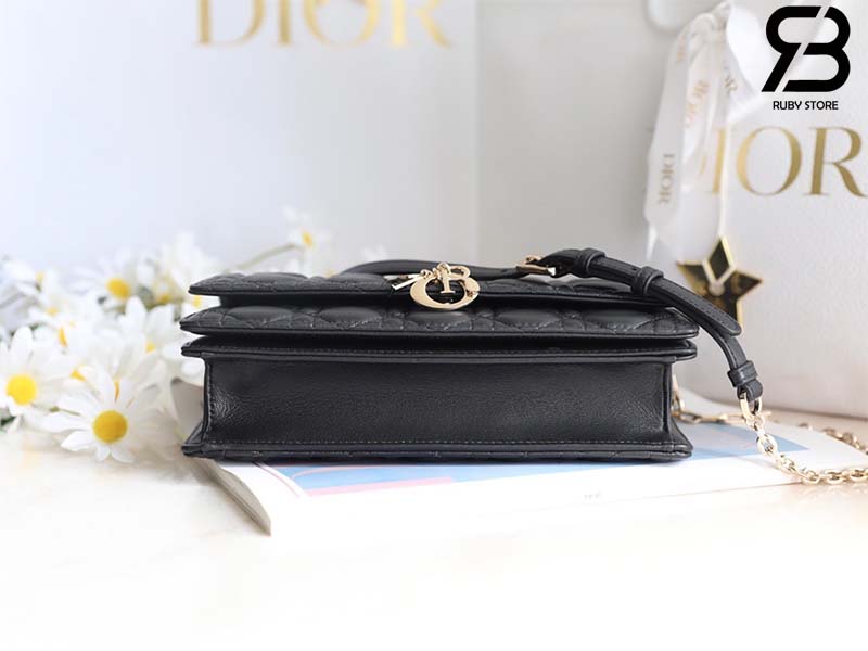 Túi Mini Miss Dior Top Handle Bag Màu Đen Lamskin 24CM Best Quality