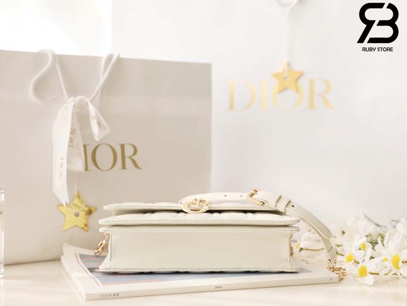 Túi Mini Miss Dior Top Handle Bag Màu Trắng Latte Lamskin 24CM Best Quality