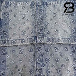 Áo LV Short-Sleeved Denim Workwear Shirt Best Quality
