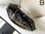 Túi Chanel 22 Medium Handbag Đen Logo Vàng Da Bê GHW 39CM Best Quality