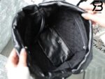Túi Chanel 22 Medium Handbag Đen Logo Bạc Da Bê SHW 38CM Best Quality