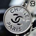 Túi Chanel 22 Small Handbag Đen Logo Bạc Da Bê SHW 34CM Best Quality
