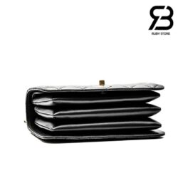 Túi Chanel 23B Flap Bag With Top Handle Màu Đen Caviar 21CM Best Quality