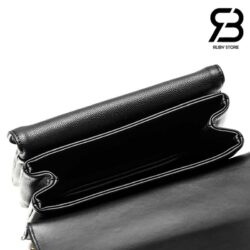 Túi Chanel 23B Flap Bag With Top Handle Màu Đen Caviar 21CM Best Quality