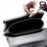 Túi Chanel 23B Mini Flap Bag With Top Handle Màu Đen Caviar 20CM Best Quality