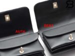 Túi Chanel 23B Mini Flap Bag With Top Handle Màu Đen Caviar 20CM Best Quality