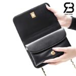 Túi Chanel 23B Mini Flap Bag With Top Handle Màu Đen Caviar 20CM Best Quality