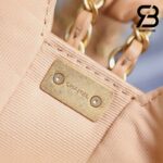 Túi Chanel 23K 19 Logo Mini Hobo Bag Màu Nude Beige Calfskin 20CM Best Quality