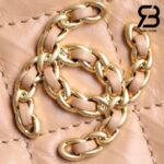 Túi Chanel 23K 19 Logo Mini Hobo Bag Màu Nude Beige Calfskin 20CM Best Quality