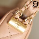 Túi Chanel 23K 19 Logo Mini Hobo Bag Màu Nude Beige Calfskin 20CM Best Quality
