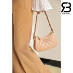 Túi Chanel 23K 19 Logo Mini Hobo Bag Màu Nude Beige Calfskin 20CM Best Quality
