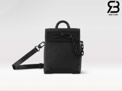 Túi LV Nano Steamer Monogram Bag Đen Taurillon Leather Best Quality