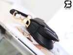 Túi Mini Dior Saddle Đen Grained Calfskin 19CM Best Quality