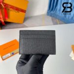 Ví LV Card Holder Màu Đen Taiga Best Quality