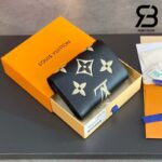 Ví LV Victorine Wallet Monogram Đen Beige Best Quality