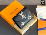 Ví LV Victorine Wallet Monogram Đen Beige Best Quality