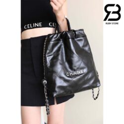 Ba Lô Chanel 22 Backpack Đen Da Calfskin SHW 34CM Best Quality