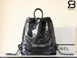 Ba Lô Chanel 22 Backpack Đen Da Calfskin SHW 34CM Best Quality