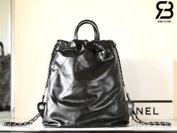 Ba Lô Chanel 22 Backpack Đen Da Calfskin SHW 34CM Best Quality