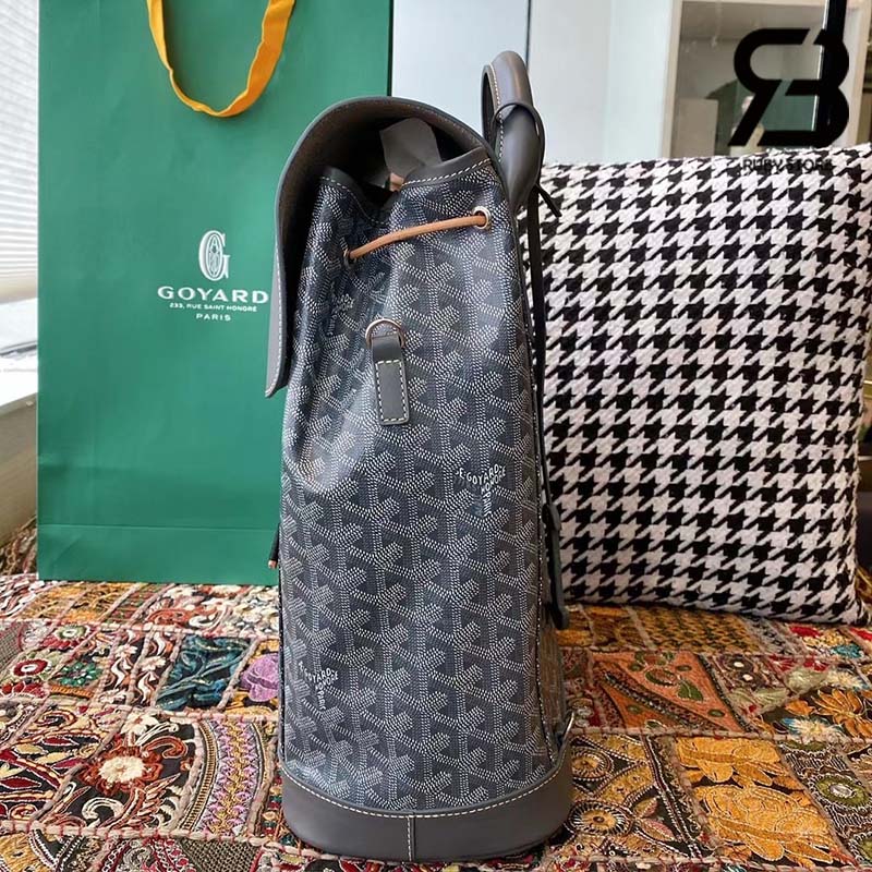 Ba Lô Goyard Alpin MM Backpack Màu Xám Canvas 39CM Best Quality