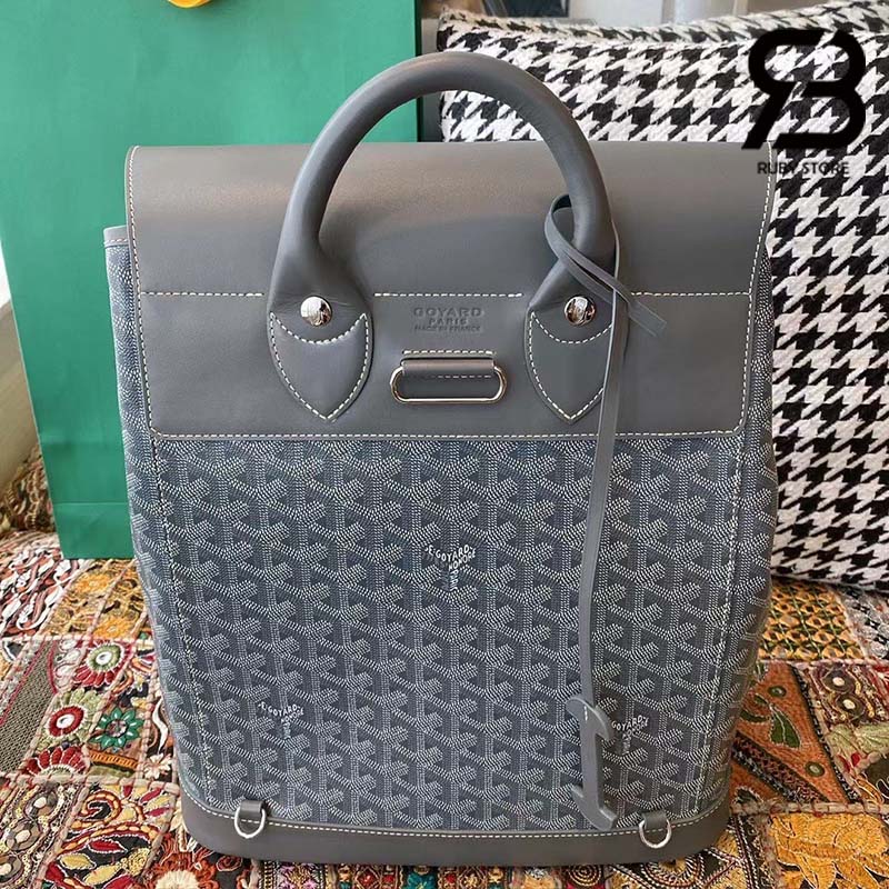 Ba Lô Goyard Alpin MM Backpack Màu Xám Canvas 39CM Best Quality