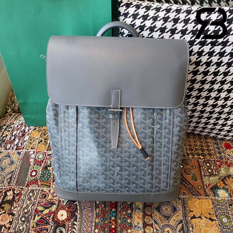 Ba Lô Goyard Alpin MM Backpack Màu Xám Canvas 39CM Best Quality
