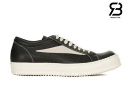 Giày Rick Owens Low Vintage Sneaks Black Milk White Đen Trắng Best Quality