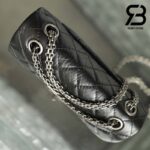 Túi Chanel 2.55 Mini Flap Bag Màu Đen Calfskin SHW 20CM Best Quality