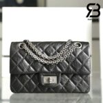 Túi Chanel 2.55 Mini Flap Bag Màu Đen Calfskin SHW 20CM Best Quality