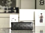 Túi Chanel 2.55 Mini Flap Bag Màu Đen Calfskin SHW 20CM Best Quality